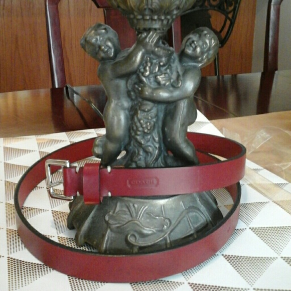 Coach Accessories - COACH  Leather belt. NWOT